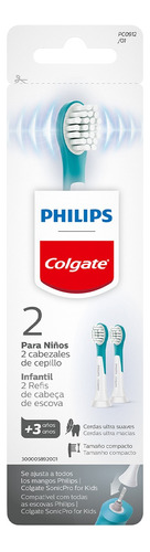 Repuesto Cepillo Eléctrico Philips Colgate Infantil 2 Pzas