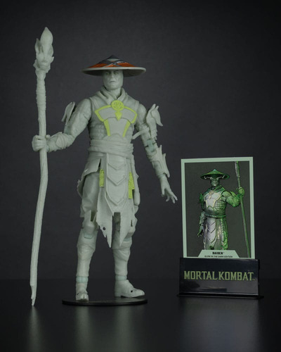Figuras De Acción De Mcfarlane Mortal Kombat Raiden (gitd)