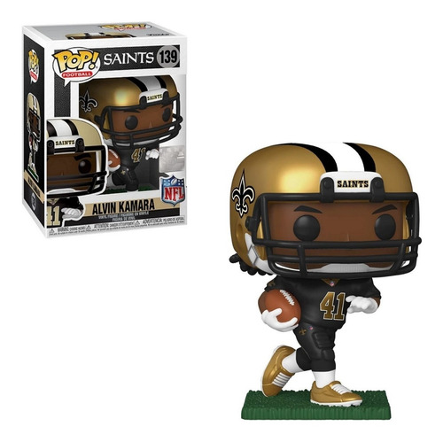 Funko Pop NFL New Orleans Saints 139 Alvin Kamara