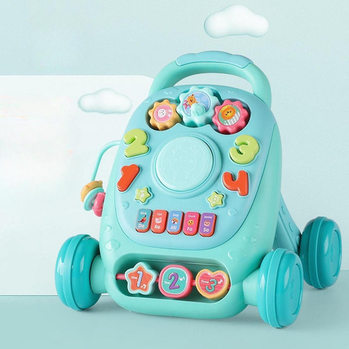Juguete Para Empujar Para Bebés, Aprendizaje, 6-12 Verde