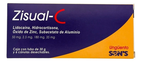  Zisual-c Ungüento Auxiliar Para Molestias De Hemorroides 30g