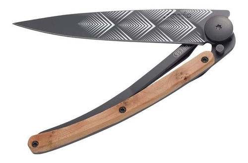 Cuchillo Plegable Hoja Fina Acero Inoxidable Diseno Art D...