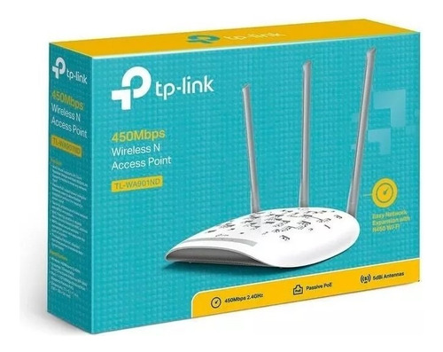 Access Point Tp-link Tl-wa901nd 450mbps, 3 Antenas