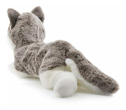 Peluche De Lobo Siberiano Realista Peluche Pulgadas ...