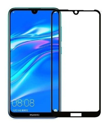 Vidrio Templado 9d Full Glue Glass Para Huawei Y7 2019