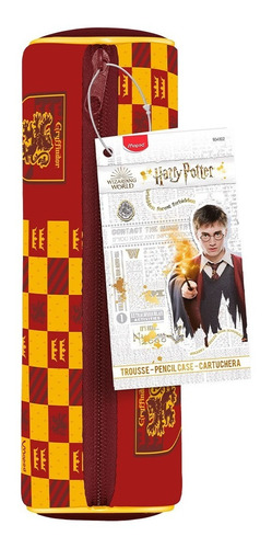 Lapicera De Neopreno Maped Harry Potter, Estuche Escolar Color Marrón