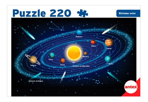 Rompecabezas Puzzle 220 P Sistema Solar Antex 3037 Canalejas