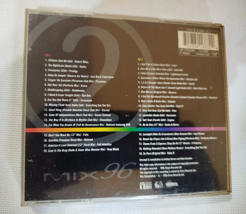 In The Mix 96 The Original. Hits Mix 37. Intrepretes Varios Estándar (Usado)