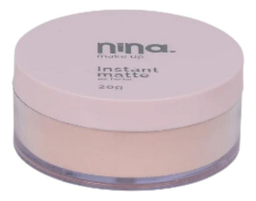 Kit Nina Makeup Base Líquida Basic+pó Solto Instant Cor 2