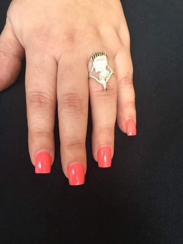 Imagen 3 de 3 de Anillo De Plata Ley 925 Betty Boop
