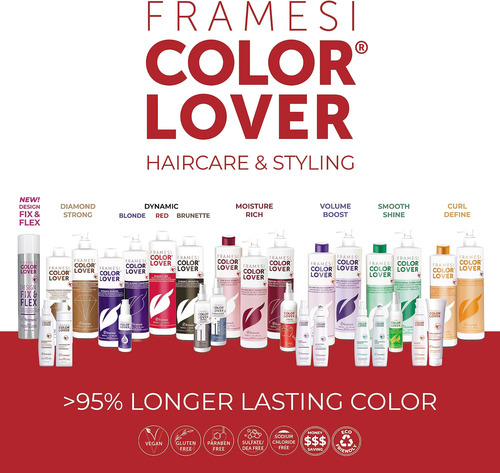 Shampoo Framesi Color Lover Volume Boost, 169 Ml De Onça, Ch
