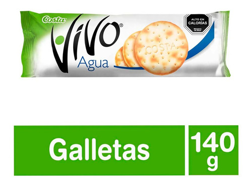 Galleta Agua Vivo 140gr(3unidad)-super