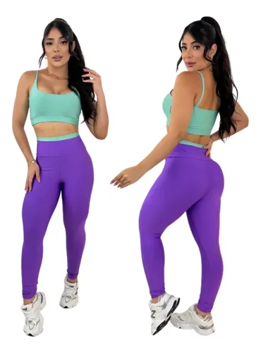 Conjunto Fitness Bicolor: 54% Off! 💪