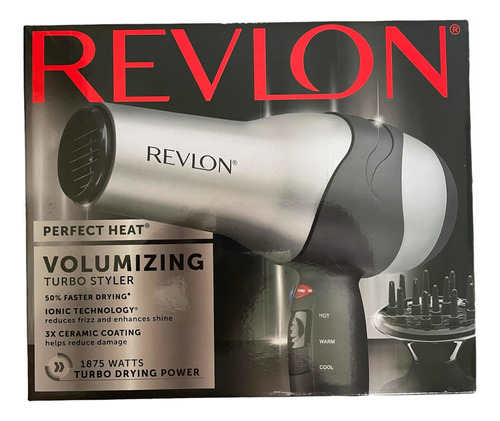 Secador De Cabello Nuevo Color Gris Marca Revlon Volumizing