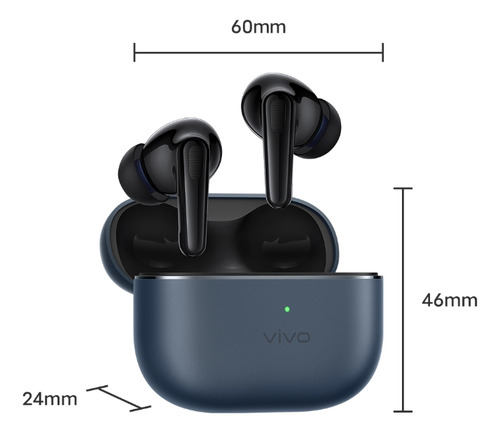 Vivo Tws 4 Audífonos Inalámbricos Azul