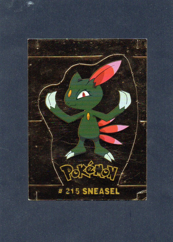 Pokemon Gold Silver. Figurita Armable N°215 Sneasel. Mira!!!