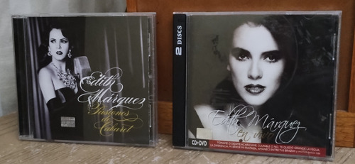 Edith Márquez: Pasiones De Cabaret Y En Vivo, 2 Cd's Y 1 Dvd