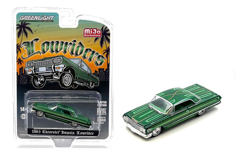 Greenlight 1963 Chevrolet Impala Lowriders Verde Metalico