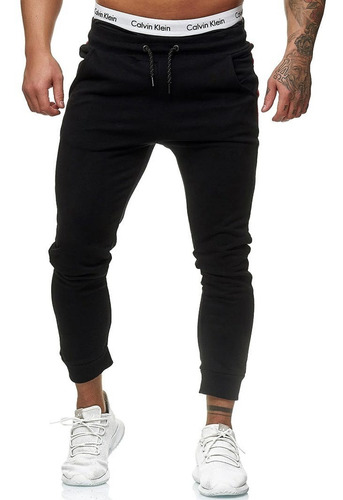 Pantalones Combinados Hombre Friza Invierno Jogging Babucha