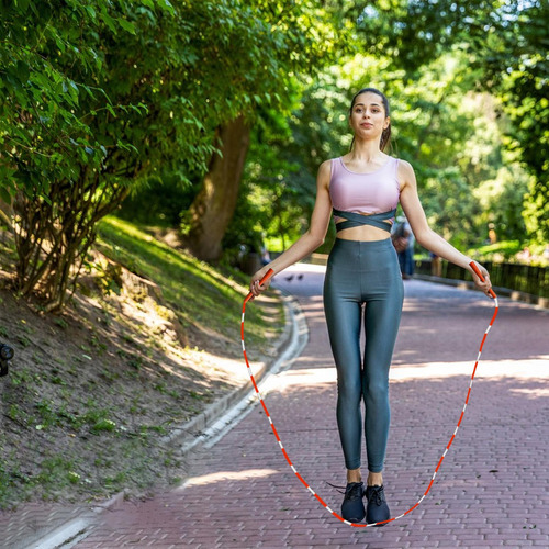 Cuerda De Saltar Con Cuentas Cuerda De Saltar Ajustable Con