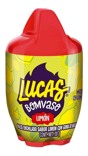 Dulce Lucas Bomvaso Limón 1 Pieza 30g