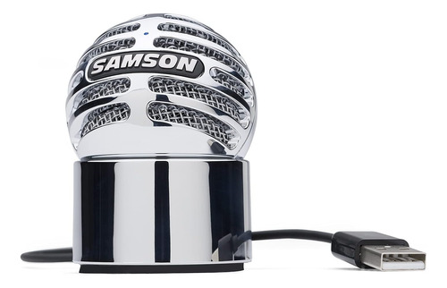 Micrófono Condensador Usb Samson Meteorite, Cromado
