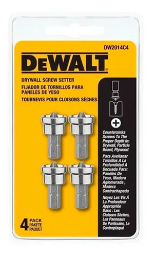 Punta Para Atornillar Ph2 + Copa Para Yeso Dewalt Dw2014c4