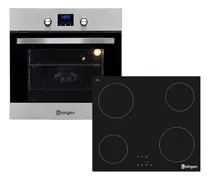 Comprar Combo Horno Electrico Empotrable Borgen 220 V 3400w + Anafe Electrico Empotrable Vitroceramico Borgen 4 Hornallas
