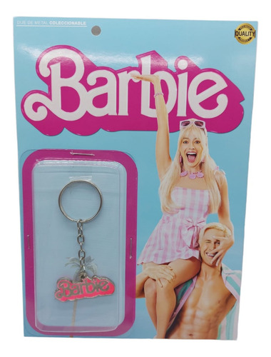 Llavero Barbie Barbi Girl Rosa Kawaii Coleccionable 