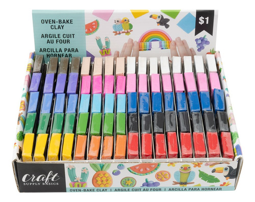 81 Pzs Arcilla De Colores Moldeable | Ac Bake Clay Multipack