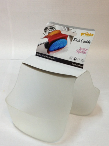 Porta Esponja De Silicona Para Bacha Doble Sink Caddy
