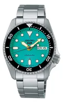 Comprar Seiko 5 Sports Skx Midi Reloj Automático Srpk33k1, Verde Azulado\u002Fgris, Verde Azulado\u002F Gris