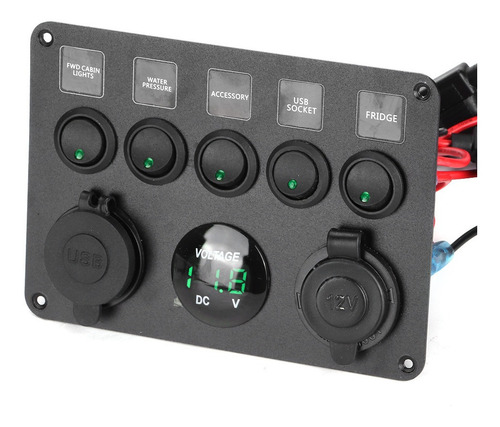 Voltímetro De Interruptor Modificado De 5 Bits Para Lancha M