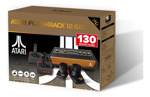 comprar Consola De Jogos Atari Flashback 12 Gold Com 130 Jogos E Ace
