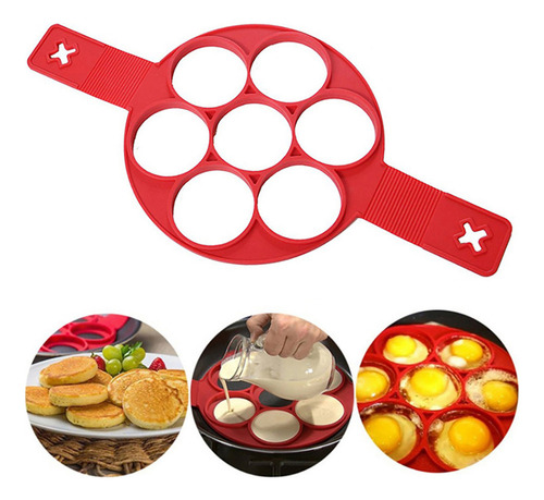 Dw Forma De Silicone Para Panquecas Com 7 Furos, Formiga