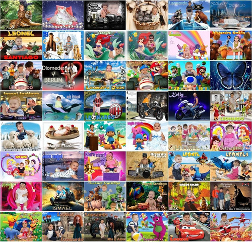 500 Plantillas Photoshop Niños Infantiles Psd Fotomontajes