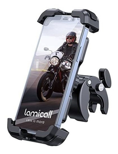 Soporte De Telefono Para Motocicleta De Clip De Manubrio