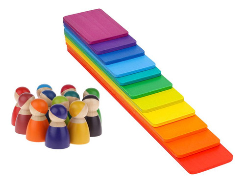 Tablero De Apilamiento De Construcción De Color Íris,