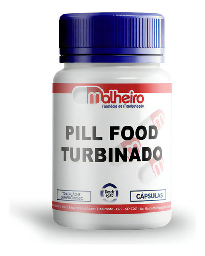 Pill Food Turbinado (silício 5 Mg + Msm 150 Mg) 120 Cápsulas