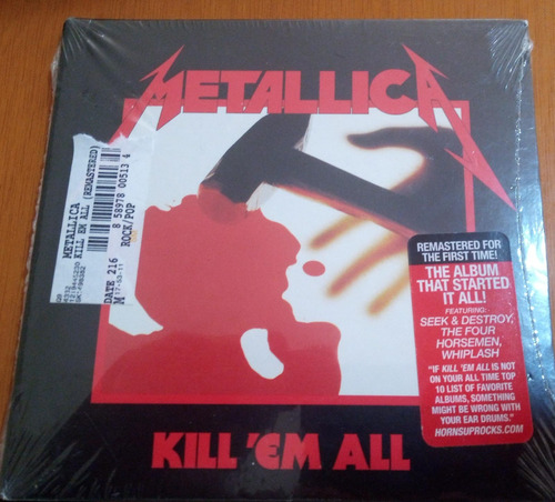 Metallica Kill'em All Cd