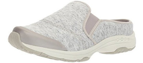 Easy Spirit Para Mujer Takeit Mule, Tela Gris Claro, 9 M Ee.