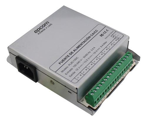 Fuente De Poder Ajustables 12 - 15 Vcc 8ah Para 8 Camaras