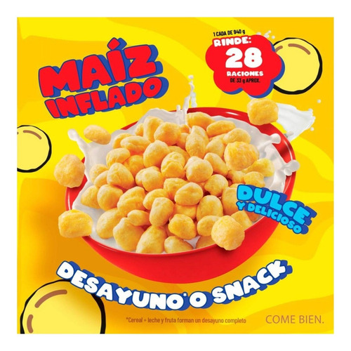 Cereal Corn Pops De Kellogs 940g De Maiz Inflado Y Endulzado