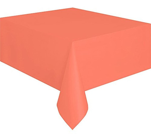 Mantel De Plástico Color Naranja De 108 X 54 In. Marca Pyle