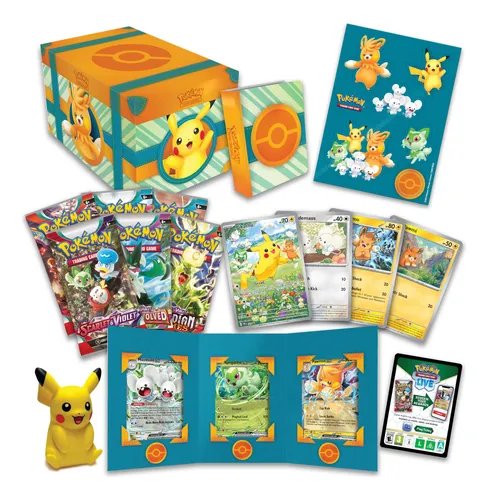 Pokémon Tcg Adventure Chest Paldea Con 7 Cartas Promocionale