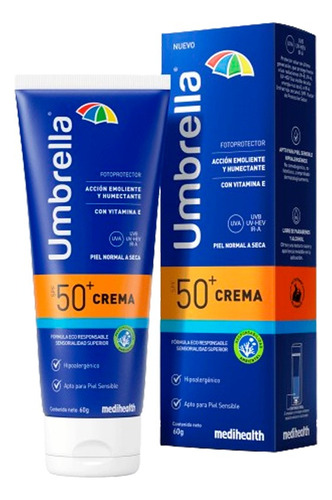 Umbrella Spf 50 Crema Caja Con Tubo Con - g a $1498