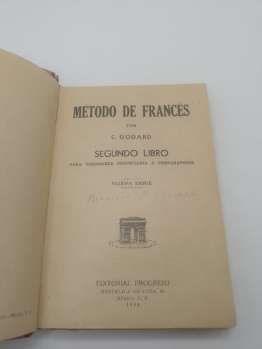 Método De Francés Segundo Libro Godard (Usado)