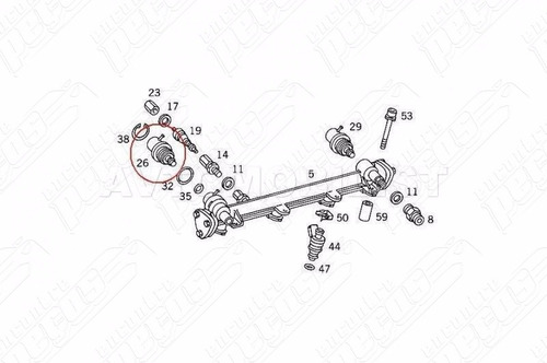 Regulador Pressão Combustível Mercedes C180 1.8 1996-1999