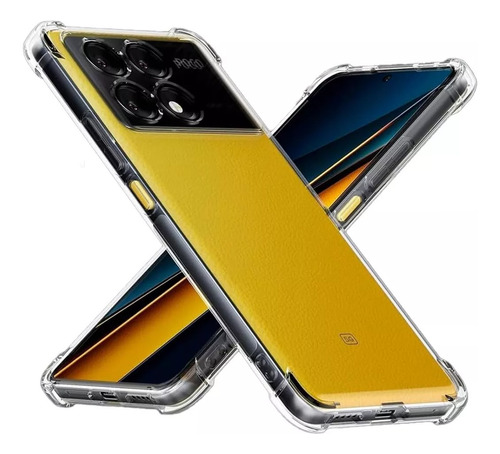 Funda Anti Shock + Vidrio Templado Para Xiaomi Poco X6 Pro