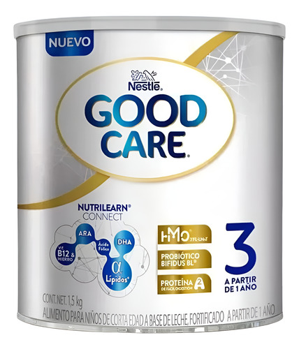 Leche En Polvo Etapa 3 Good Care Supreme Lata De 1.5 Kg